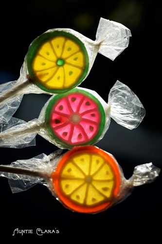 Millefiori lollipops
