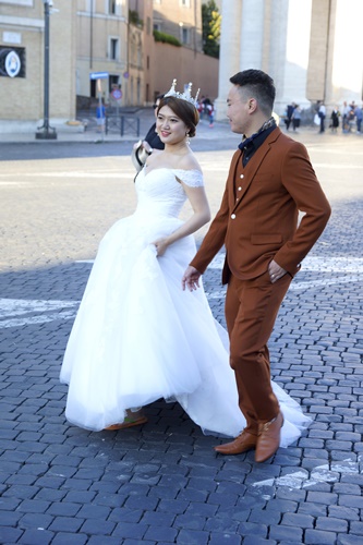 Bride and groom