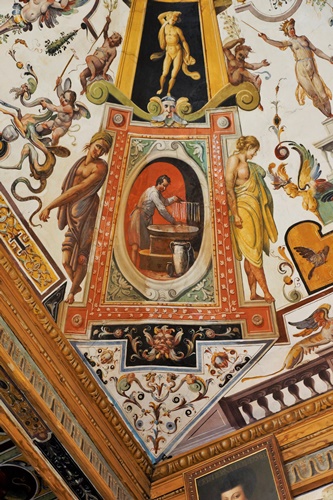 Chandler at Uffizi Gallery